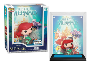 اکشن فیگور اسپشیال 9 سانتی فانکو پاپ اریل با کاور انیمیشن پری دریایی مدل Funko POP - VHS Covers - Disney - The Little Mermaid - Ariel - Exclusive _اسباب بازی